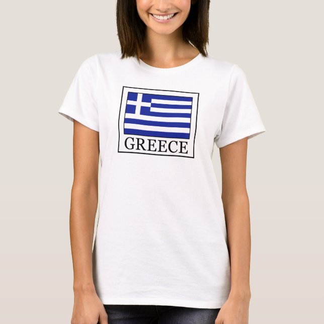 Grekland T Shirt (Framsida)