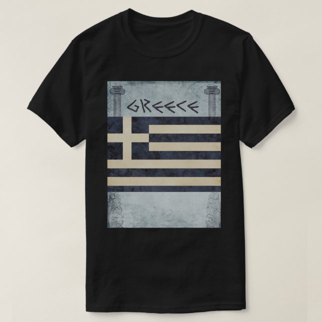 Grekland T-Shirt Souvenir (Design framsida)