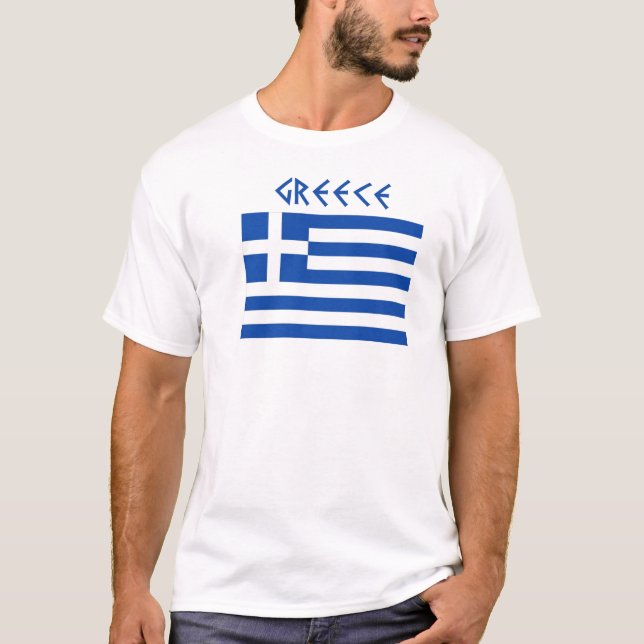 Grekland T-tröja T-shirt (Framsida)