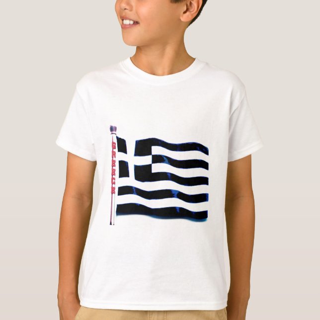 Grekland T-tröja T Shirt (Framsida)