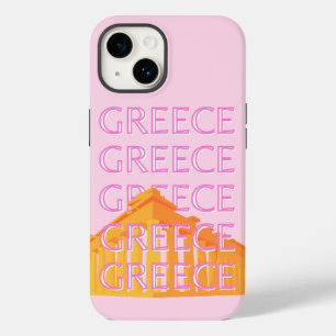 Grekland, Travel Art, Rosa