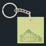 Grekland Travel Art, sommarresekonst, Grönt<br><div class="desc">En vacker,  minimalistisk grekisk resekonst som skulle vara perfekten som ett komplement till någons liv.</div>