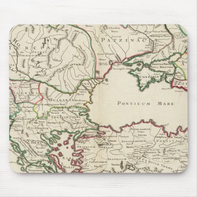 Grekland, Turkiet, Europa Musmatta (Framsidan)