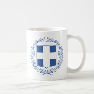 Grekland vapensköld kaffemugg