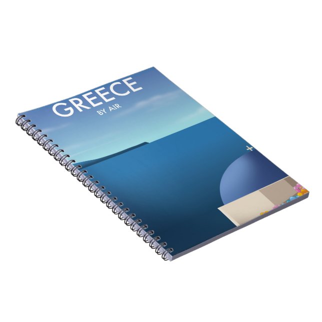 Grekland vid resor med Luft Anteckningsbok (Högra Sidan)