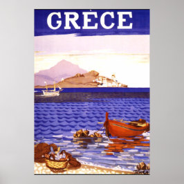 Grekland Vintage resor Poster