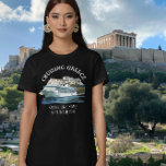 Greklands akropolis Aten Grekiska T Shirt<br><div class="desc">Du kan byta stil på den här skjortan genom att välja Mer > under alternativet stil. Det kan vara personlig i området att tillhandahålla eller anpassa genom att klicka för att anpassa ytterligare alternativ och ändra namn, initialer eller ord. Du kan också ändra texten färg och stil eller ta bort...</div>