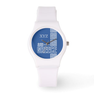 Greklands Anpassningsbar Initialer vakter Armbandsur