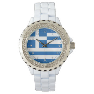 Greklands flagga armbandsur