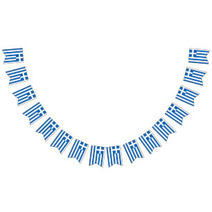 Greklands flagga-banderoll vimplar