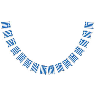 Greklands flagga-banderoll vimplar