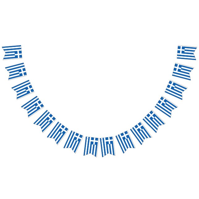 Greklands flagga-banderoll vimplar (Alla)