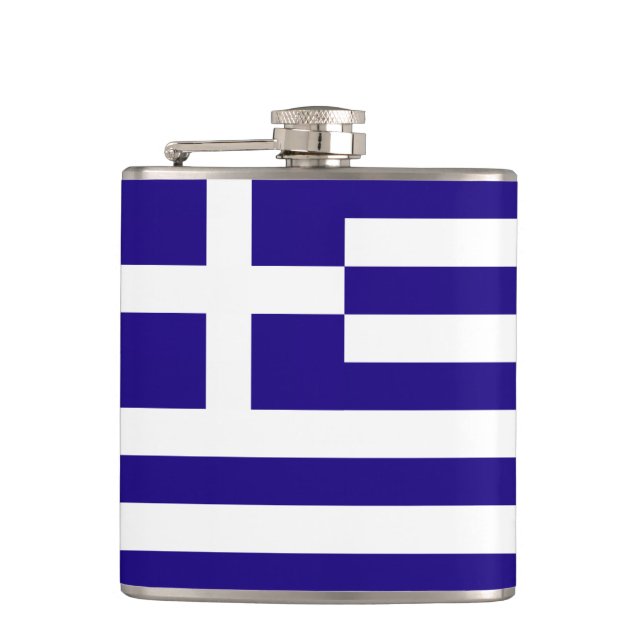 Greklands flagga fickplunta (Framsidan)