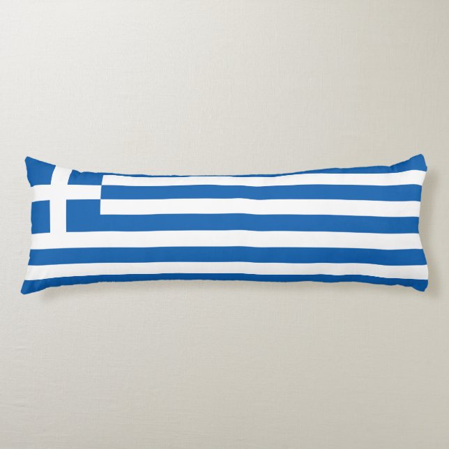 Greklands flagga kroppskudde (Framsidan)