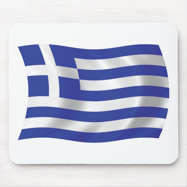 Greklands Flagga Musmatta (Framsidan)