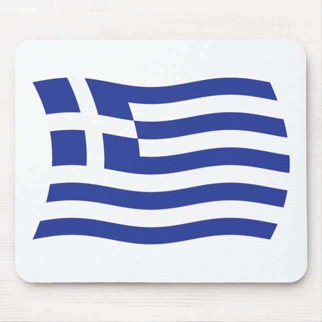 Greklands Flagga Musmatta (Framsidan)