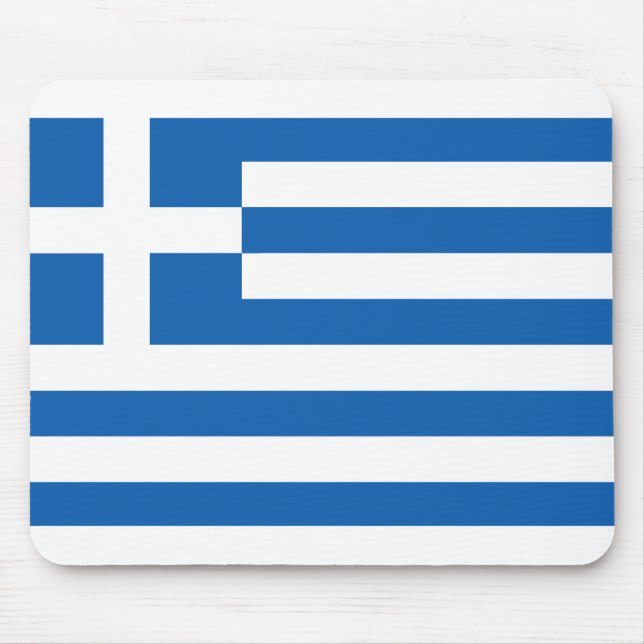 Greklands flagga  musmatta (Framsidan)