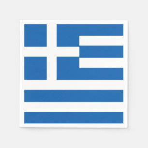 Greklands Flagga Pappersservett