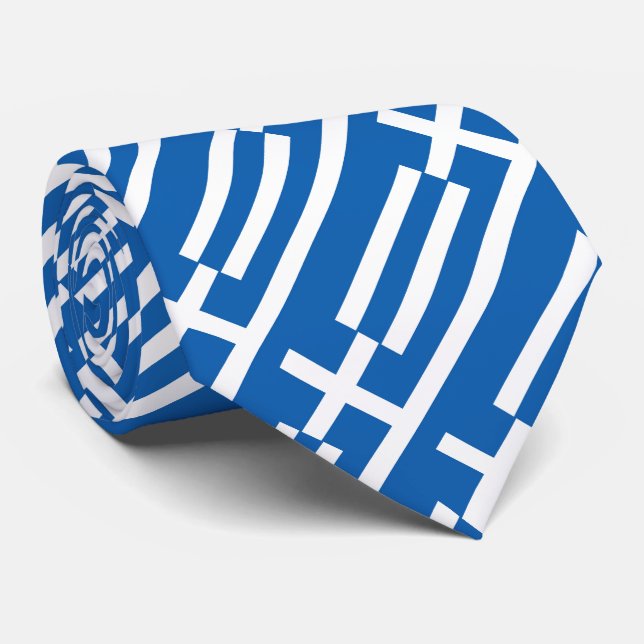 Greklands flagga slips (Rullad)