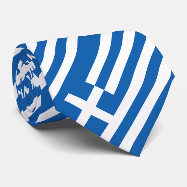 Greklands flagga slips (Rullad)