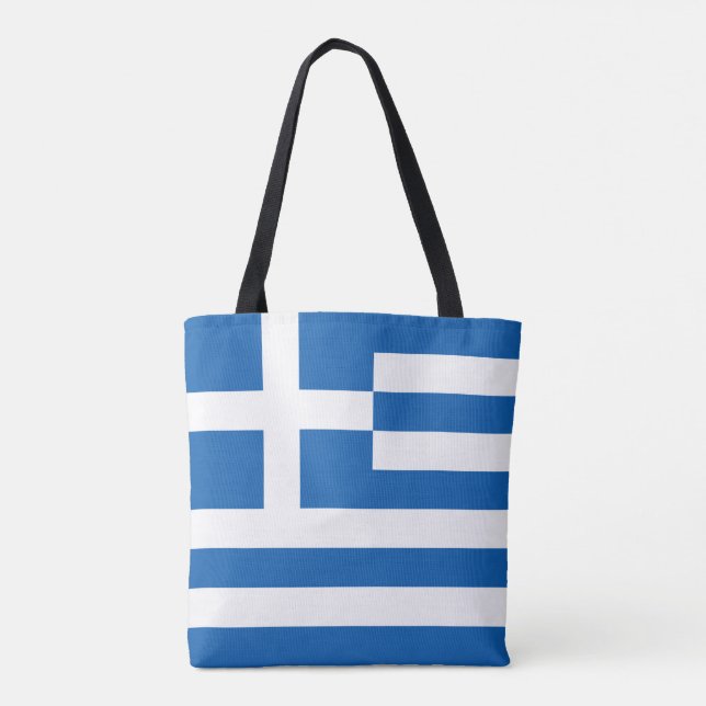 Greklands flagga tygkasse (Baksida)