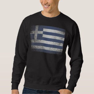 Greklands grekiska Flagga Land Home Matching Fam Lång Ärmad Tröja
