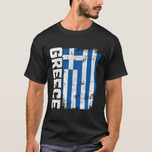 Greklands grekiska Flagga Pride T Shirt