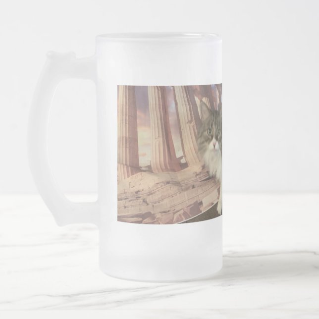 GREKLANDS KATTER FROSTAT ÖLGLAS (Vänster)