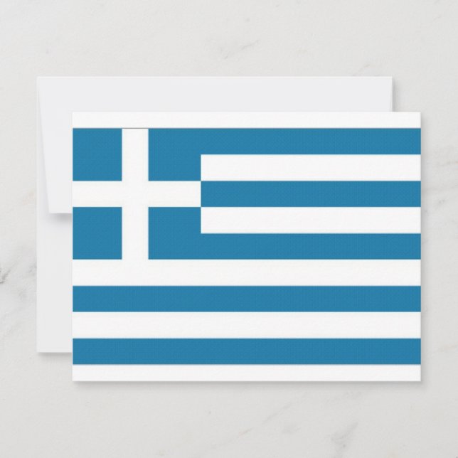 Greklands nationella Flagga (Framsida)