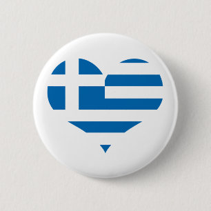 Greklands nationella flagga knapp