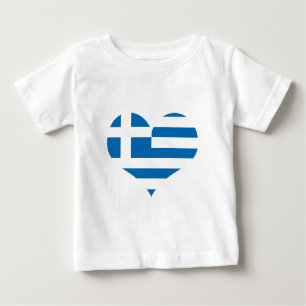 Greklands nationella flagga tee