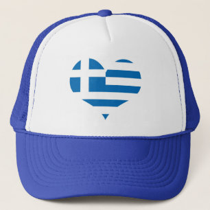 Greklands nationella flagga truckerkeps