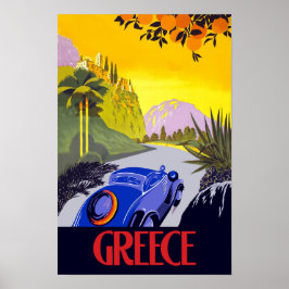 Greklands reseaffisch poster