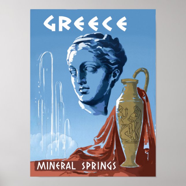 Greklands resebyrå poster (Framsidan)