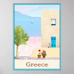 Greklands resebyrå poster