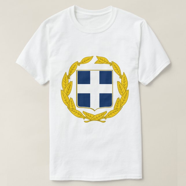 Greklands statsvapen t-shirt (Design framsida)
