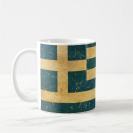 Greklands Vintage Grunge Design Mugg
