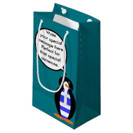 Greklandsflagga talande Ms Penguin Personlig
