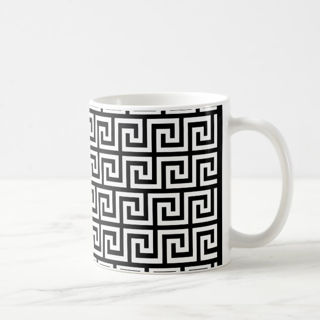 Greknyckeldesign Kaffemugg (Höger)