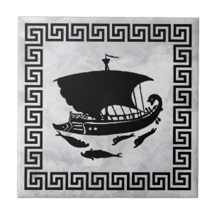 Greknyckeldesign Kakelplatta