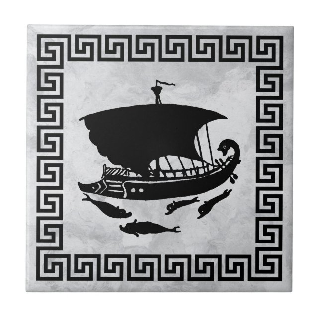 Greknyckeldesign Kakelplatta (Framsidan)