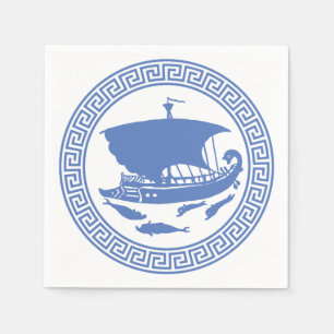 Greknyckeldesign Pappersservett