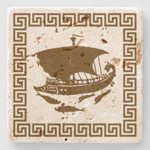 Greknyckeldesign Stenunderlägg