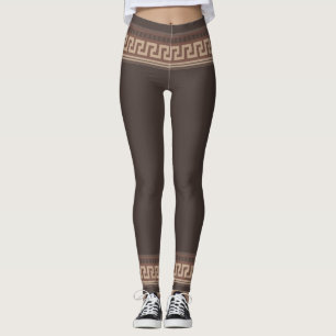 Greknyckelgräns Leggings