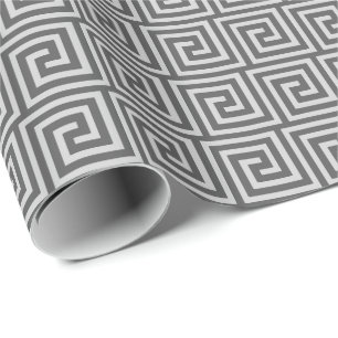 Greknyckeln, skuggar av grå färg/grått presentpapper
