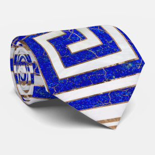 Greknyckelprydnad - Lapis Lazuli och guld Slips