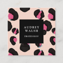 Grely Rosa Back Leopard print