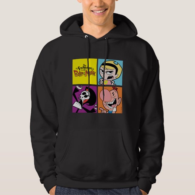 Grem Äventyr av Billy & Mandy Character Art Hoodie (Framsida)