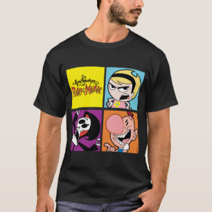 Grem Äventyr av Billy & Mandy Character Art T Shirt