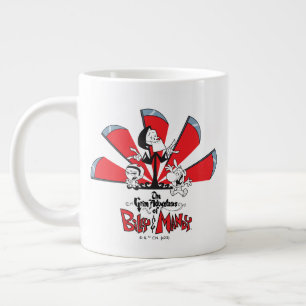 Grem Äventyr av Billy & Mandy Scythes Art Jumbo Mugg